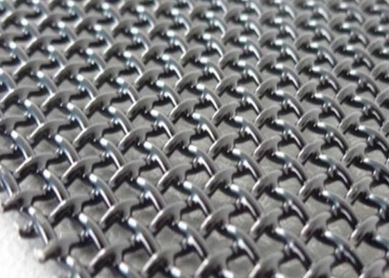 Door Stainless Steel Wire Mesh Sheets , Black 1x1 14 Gauge Wire Mesh