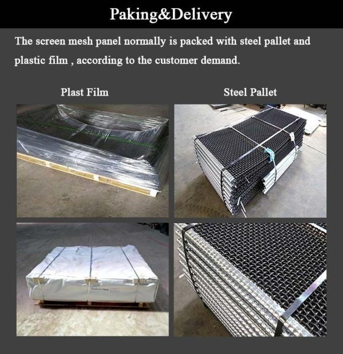 Malla de alambre prensada cerrada de los Ss 304 40 micrones, 0.8mm-12.7m m Mesh Screen arquitectónico 3