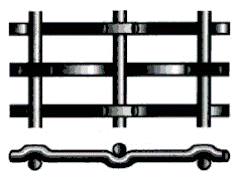 alambre tejido prensado de acero inoxidable Mesh For Bbq Grill del 1-1.5m 2