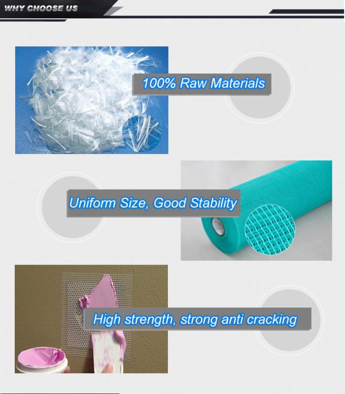 Cuadr&iacute;cula de fibra de vidrio de alta temperatura 10x10 Cuadr&iacute;cula de 80 g/m2 Tejido de fibra de vidrio 2