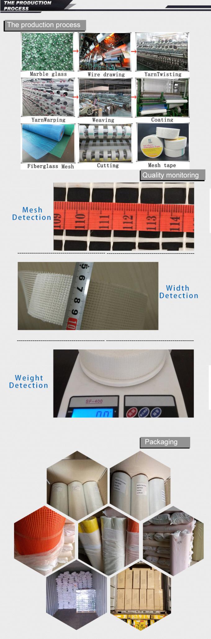 Cuadr&iacute;cula de fibra de vidrio de alta temperatura 10x10 Cuadr&iacute;cula de 80 g/m2 Tejido de fibra de vidrio 6